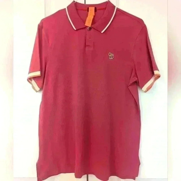 PS by Paul Smith Preppy Pink Men's Polo - size Large+ 1.5 ml travel cologne - Picture 1 of 5